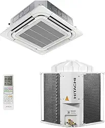 Ar-Condicionado Split Cassete 4 Vias Hitachi Air Core 36.000 BTUs Só Frio 220V Monofásico