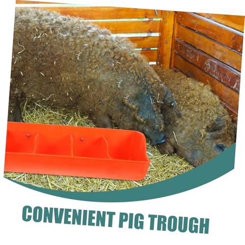 Mangeoire murale pour porcelets compartiments élevage porcs chèvres bac fourrage
