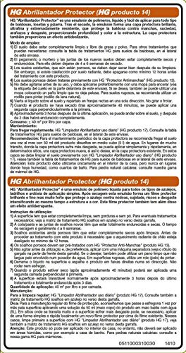 Miniatura 3 de Hg Protector Baldosas, Sellador De Azulejos, Pulidor Con Emulsión De Polímero Protector Para Suelos De Cocina Y Baño, Abrillantador Para Vidrio Satinado Y Todo Tipo De Azulejos - 1 Litro