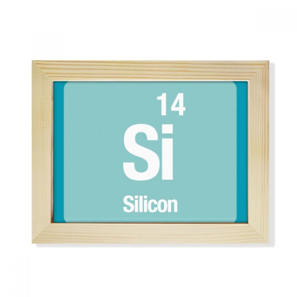 Pintura de ciencia El Selenio en marco de madera de escritorio para despacho