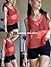 Avidlove Women Camisole Tank Tops Fishnet See Through Cover Up Y2K Sheer Tank Shirt Red Small