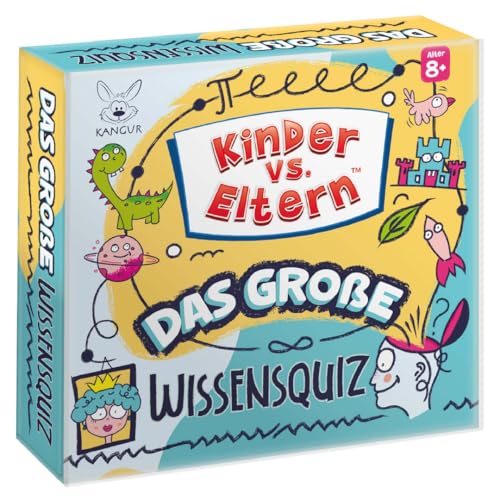 Kinder vs Eltern Spiel Das Große Wissensquiz Spiele ab 8 Jahre Kartenspiel...