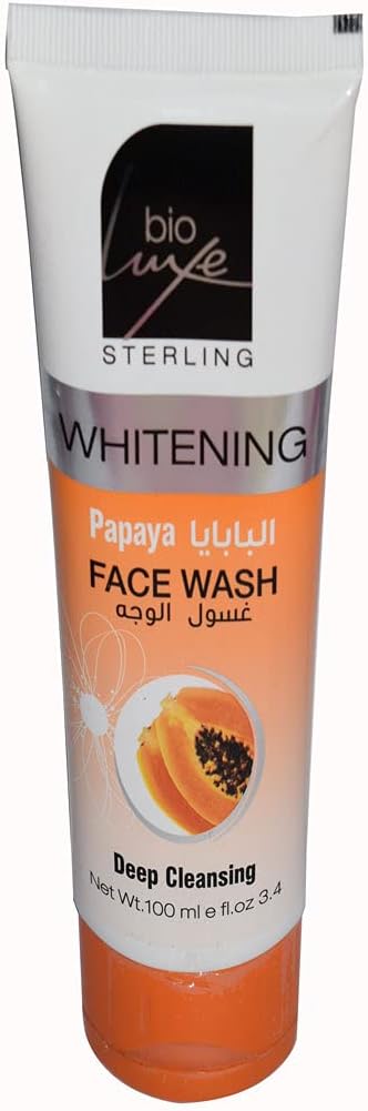 BIO LUXE Fruits Sopts & Clear Skin & Smoothing Papaya Face Wash With Natural Ingredients 100 ML