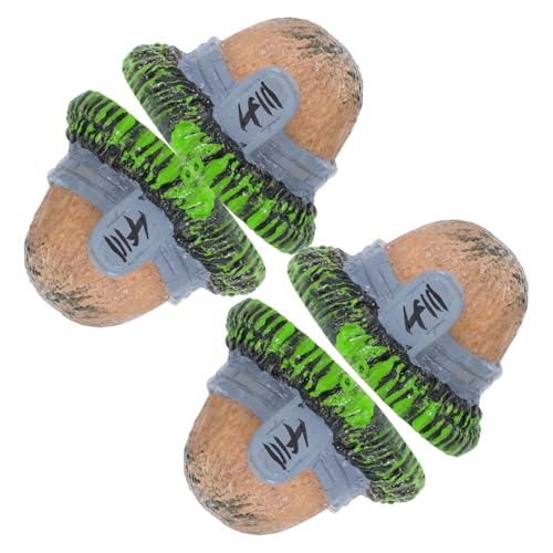 TOGEVAL 4 Piezas De Lápidas De Arena para Mesa Decoración Conmemorativa Minilápidas Decoración para Tartas Bandeja De Arena Juguetes Paisaje En Miniatura Marcador De Tumba