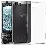 kwmobile Hülle für Blackberry KEYone – TPU Silikon Backcover Case Handy Schutzhülle – Cover klar Transparent - 5