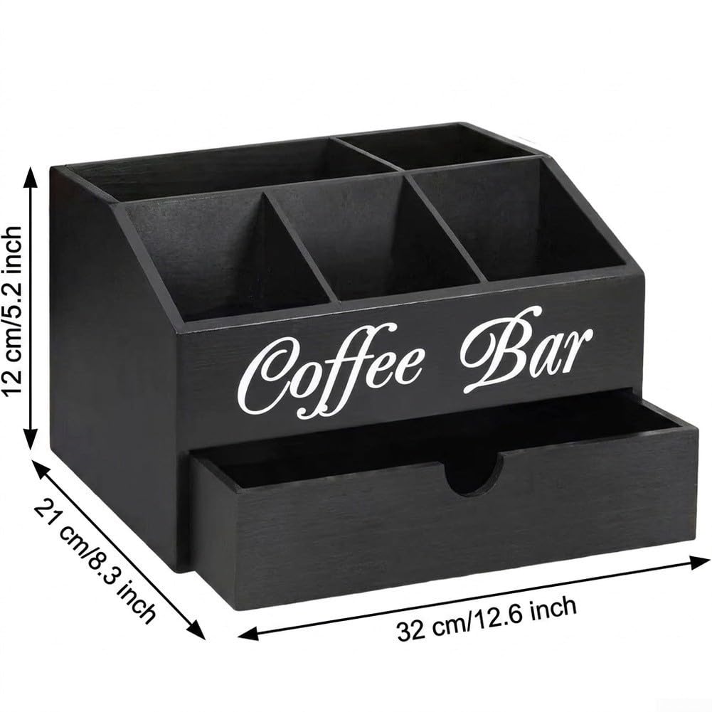 Organizzatore per caffè in 6 Scomparti Riutilizzabile Organizzatore