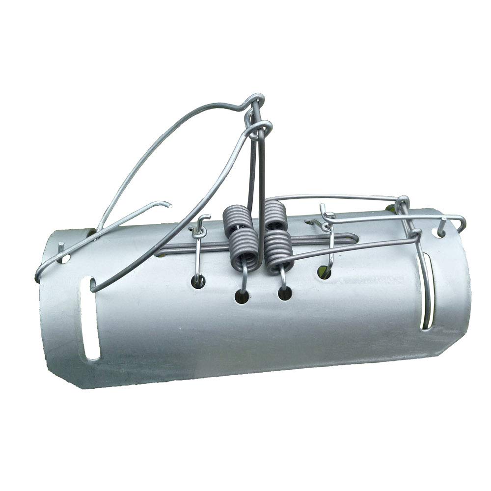 Professional Mole Trap, Tunnel or Duffus Type, Stainless Steel, with Video Instructions