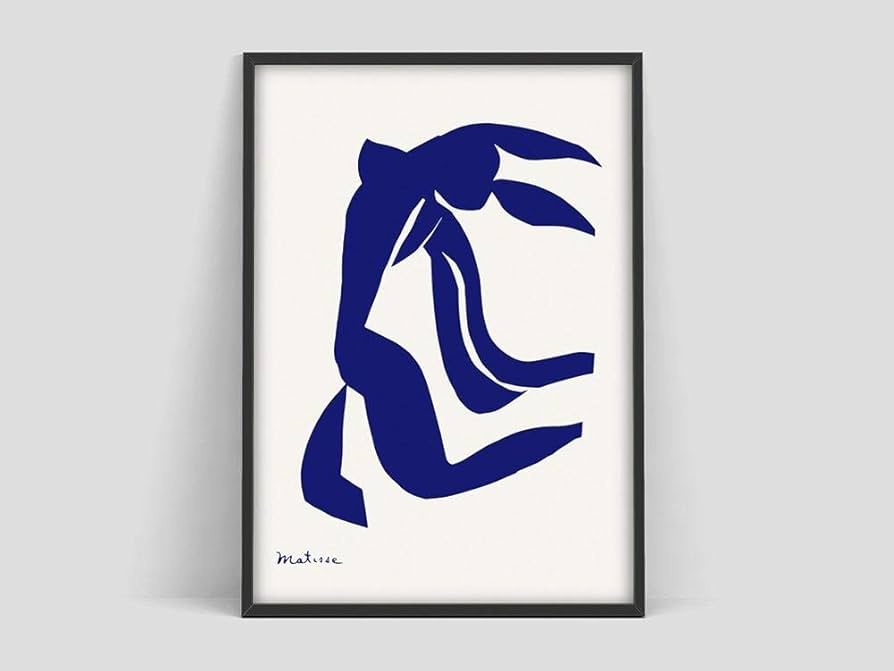 額装済/ブルーヌード/マティス/ポスター/インテリア/アート アンリ・マティス 「ブルーヌードⅣ」アートポスター（フレーム