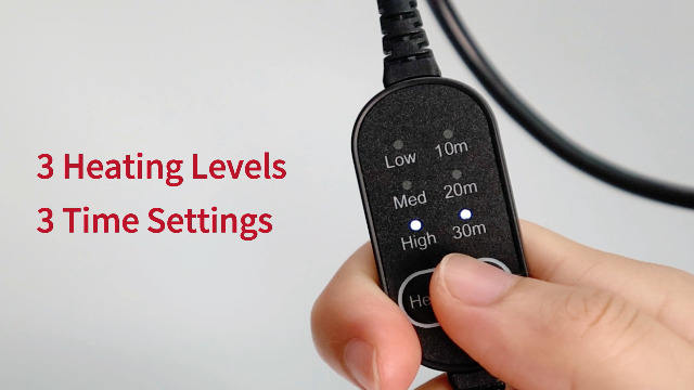 Wärmende Augenmaske Mit 3 Heizstufen - USB Augenkompresse Für Entspannung