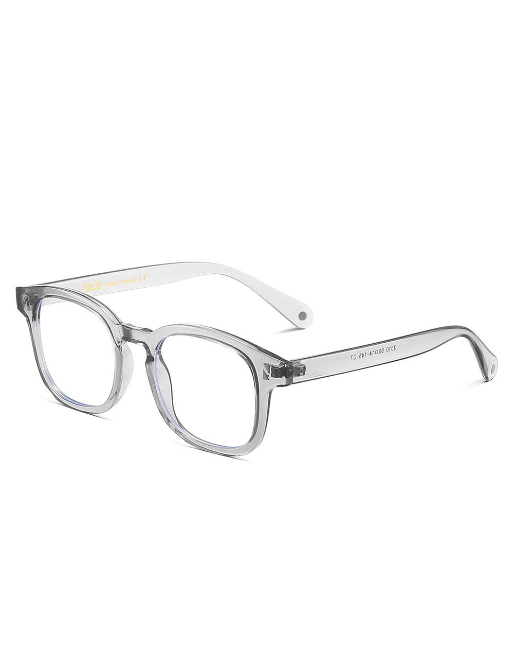 CNLO Blue Light Blocking Glasses,Professional Anti-Blue Glasses，for UV Protection, Anti Eyestrain, Lightweight Frame Glasses Men/Women (Transparent Grey) (B08FQN1Z3H) Amazon Price History, Amazon Price Tracker