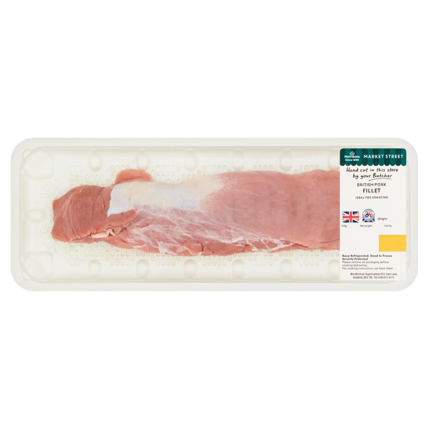 Morrisons Market Street Butcher's British Pork Fillet (0.25kg - 0.55kg, typically 0.4kg)