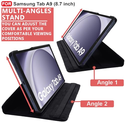 CEDO Samsung Tab A9 (8.7 inch) Flip Cover Black - Image 6