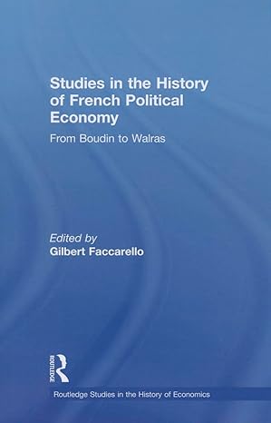 Studies in the History of French Political Economy:-Wow! eBook