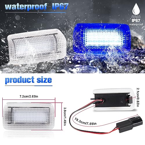 Lámparas LED Azules para Puerta Laterales 2 Pzas miniatura 5