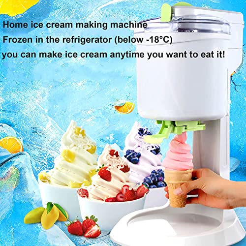 Softeismaschine, Heim Eismaschine, 1 l, DIY Eismaschine mit Hoher Kapazität, Automatischer Mini Frucht Softeis… – Bild 7