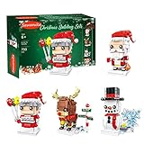 Christmas Building Sets,799pcs Contain Christmas Snowman/Reindeer/Santa Claus Box Blocks Bricks Set...