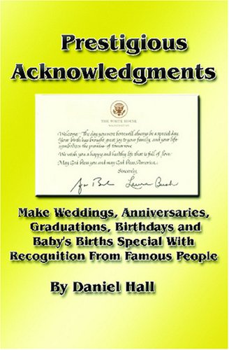 Prestigious Acknowledgments Paperback