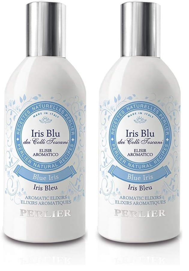 Iris Bleu Perlier Elixir de parfum 100 ml lot de 2 flacons pour une fragrance durable