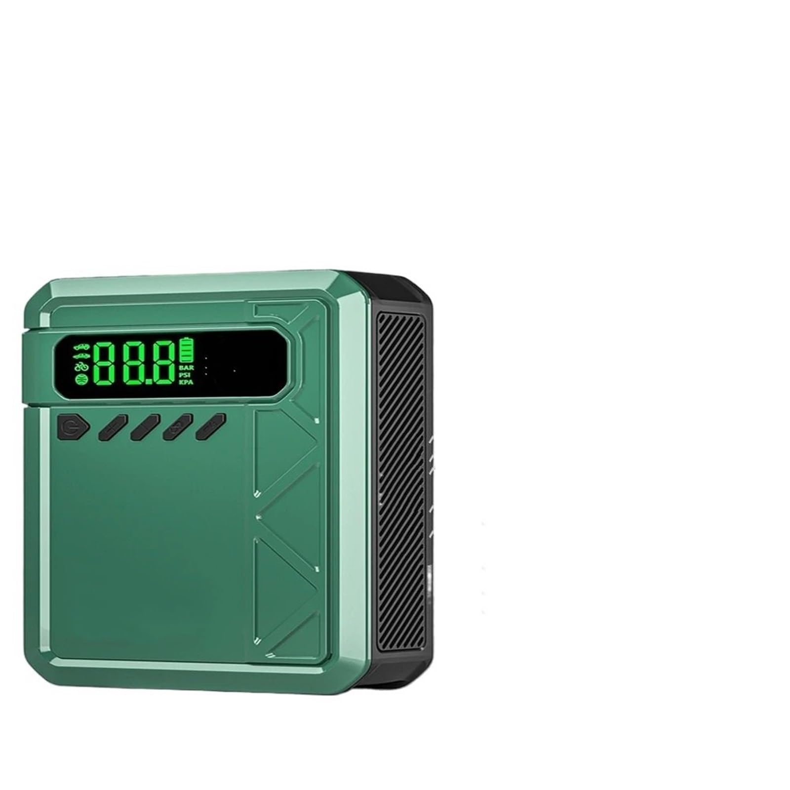 avviatore motore Avviatore di emergenza da 2000 A | Luce per compressore d'aria 150PSI adatta per gas da 8 litri