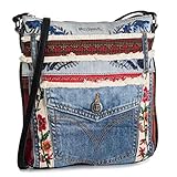 Spanischer Flair wird mit der Desigual Tasche auf ganz neue Art versprüht. Die Umhängetasche in faszinierender Kombination aus verschiedenen Musterungen und Stils hinterlässt einen bleibenden Eindruck und stellt erneut das Können von Desigual unter Beweis. Maße: 25 x 29 x 2 cm