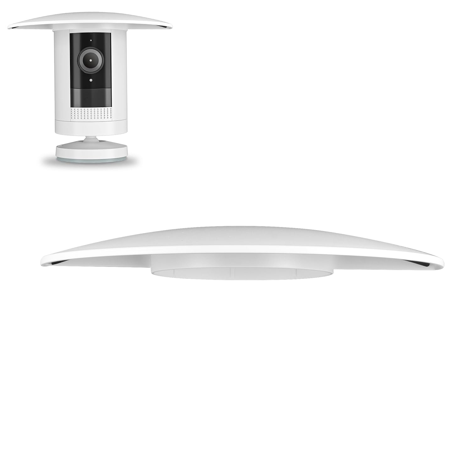Weatherproof Cover for Ring Stick Up Cam, Lonnky UV Rain Resistant Shield (White)