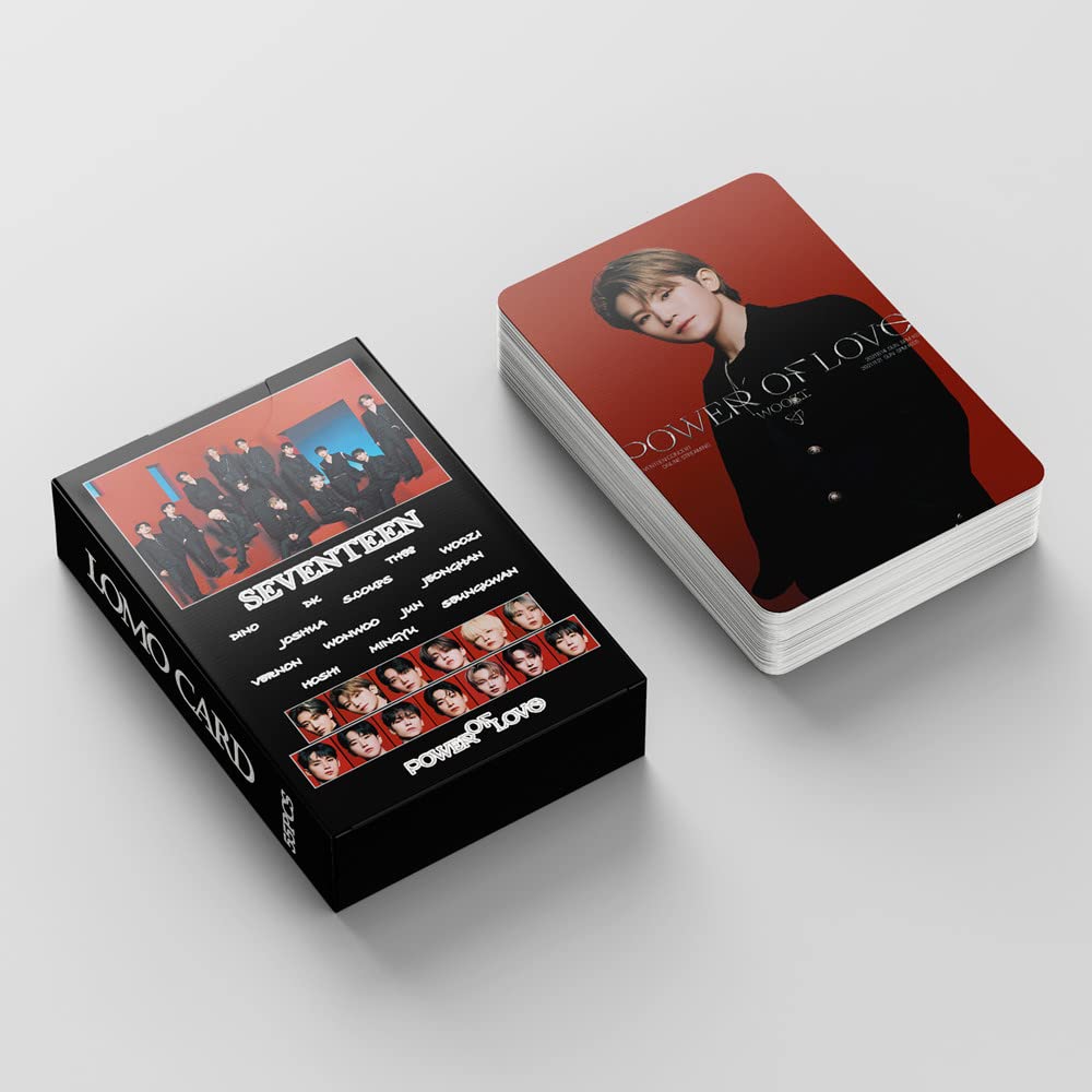 55PCS seventeen POWER OF LOVE lomo card seventeen POWER OF LOVE photocards SEVENTEEN postcard