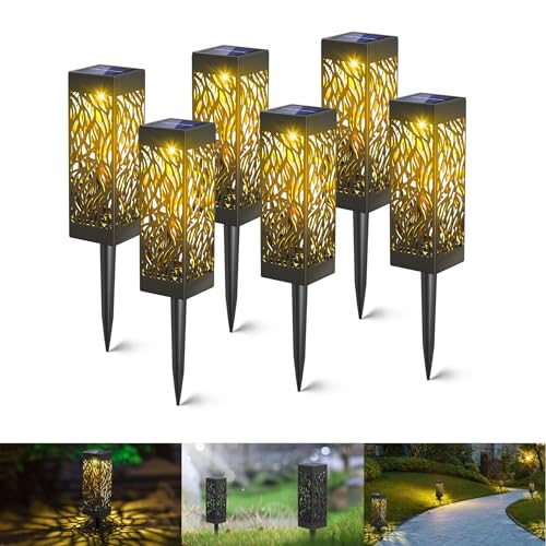 TOYANDONA 4er Set Solar Hängelampen - Bunte Acryl-Röhrenlichter Für Garten & Balkon