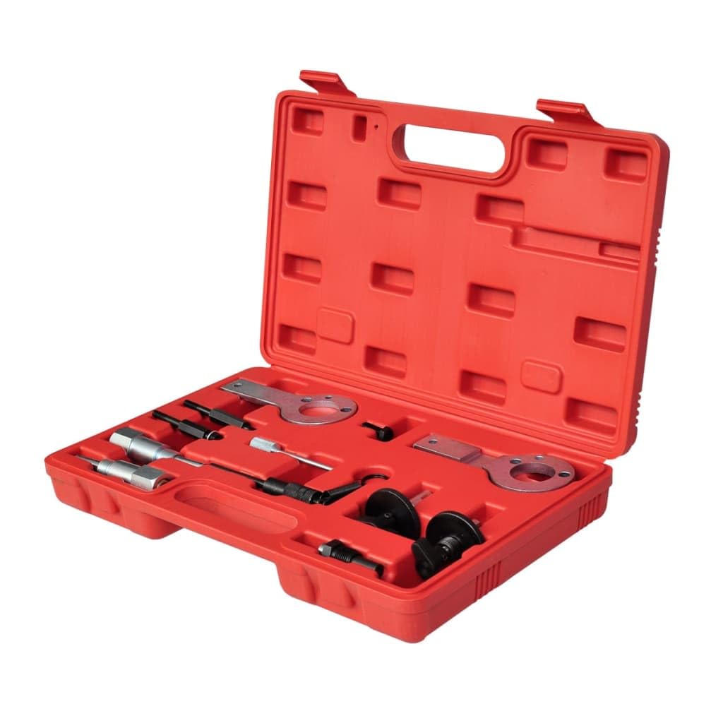 Juego de herramientas de ajuste de motor adecuadas para motores Opel, Vauxhall, Saab 1.3 y 1.9 CDTI, con maletín de herramientas de acero, kit de reparación universal para mantenimiento