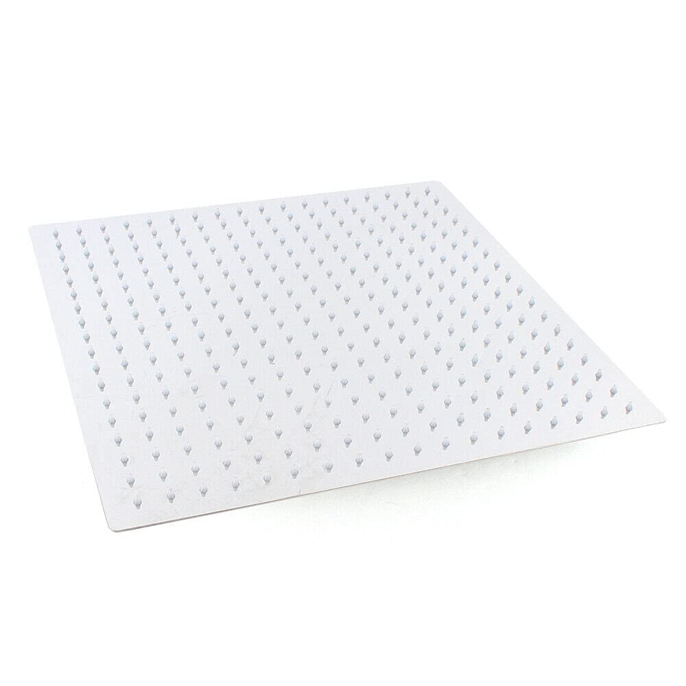 EcoRain Vierkante RVS Regendouchekop Tyler 40 cm - Zwart