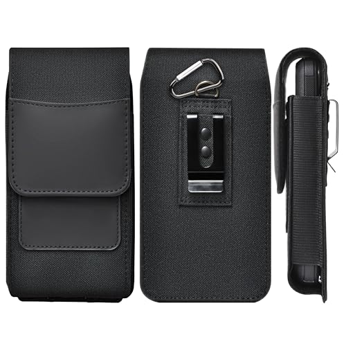 GINNGA Universal Handy Gürteltasche Herren Handytasche Gürtel Schutztasche mit Gürtelclip für iPhone 16 15 14 13 12 Pro Max,Samsung Galaxy S25 S24 Ultra Multifunktionale Tasche für Smartphone