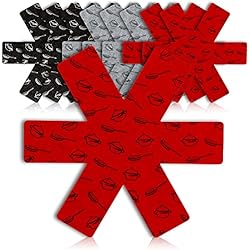 Tratamiento Sartenes Nuevas COM-FOUR® 9X Protector de Fieltro - Protector de sartenes contra arañazos - Alfombra Protectora de sartenes y ollas (09 Piezas - Gris/Rojo/Negro)