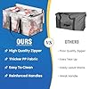 RoomHacks Clear Heavy Duty Extra Large Moving Bags, Reinforced Handle and Double Zipper, Storage Bags Alternative to Moving Box (2 Packs) #4