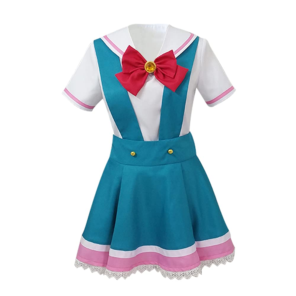 Aikatsu！4 Cosplay Aikatsu Friendscos School Uniform Girls Dress Cosplay Costume Halloween Outfit