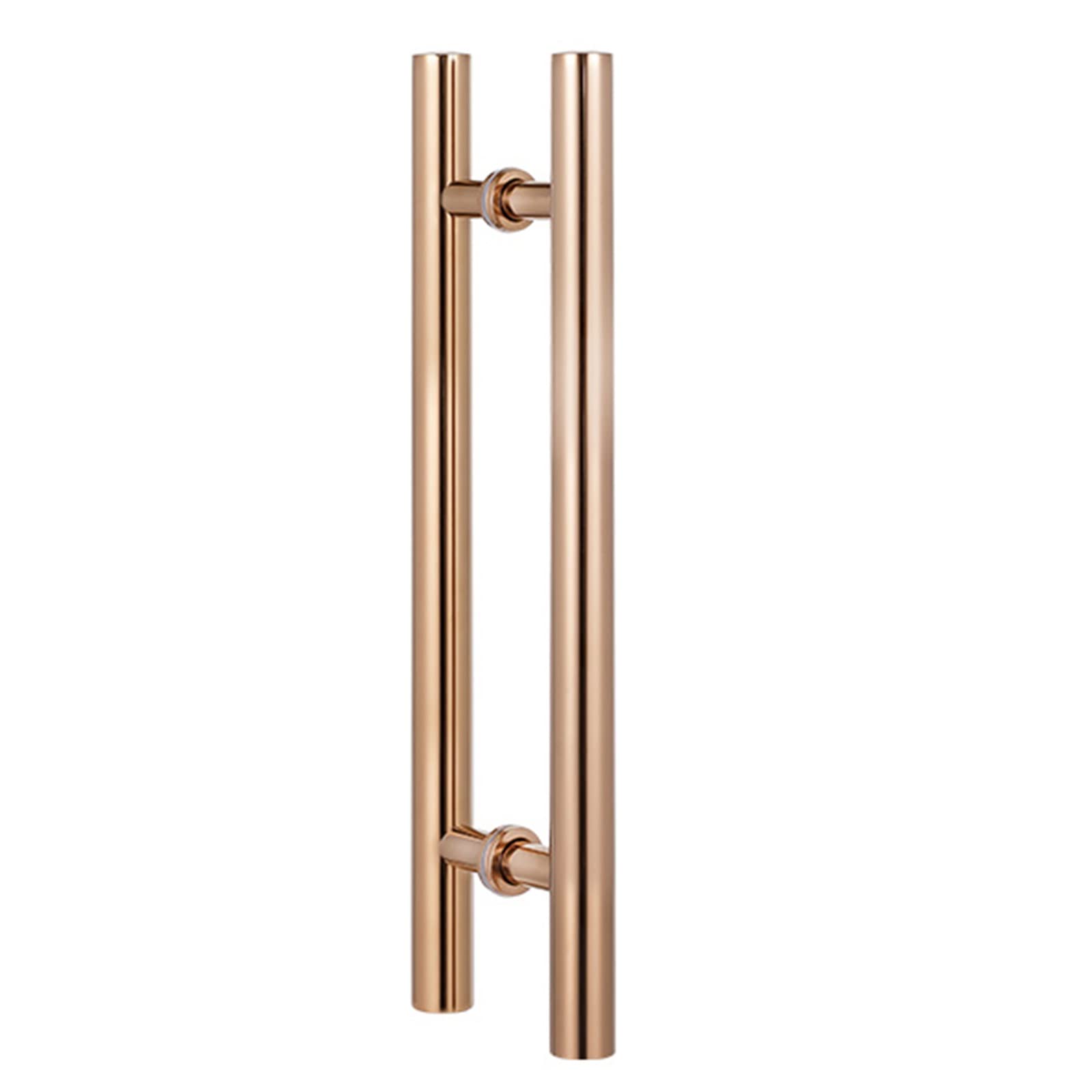 GYRAZXS Round Door Handle,Stainless Steel Door Pull with Screws,0.6m/0.8m/1m/1.2m/1.5m/1.8m Long,Pull Grab for Solid Core Door,Barn Door,Wood Gate,Front Door (Color : Rose,Size : 120cm/47.