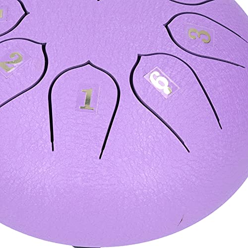 Set de Tambor de Lengüeta 6 Pulgadas 8 Tonos con Baquetas miniatura 4