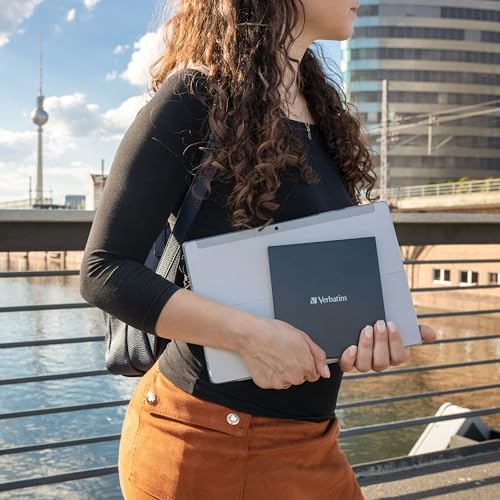 Verbatim 43888 Ultra HD 4K External Slimline Blu-ray Writer USB 3.2 GEN 1 with USB-C TM Cable (Black, Top, Laptop, PC, Blu-ray DVD Combo, ATA III... - Image 6