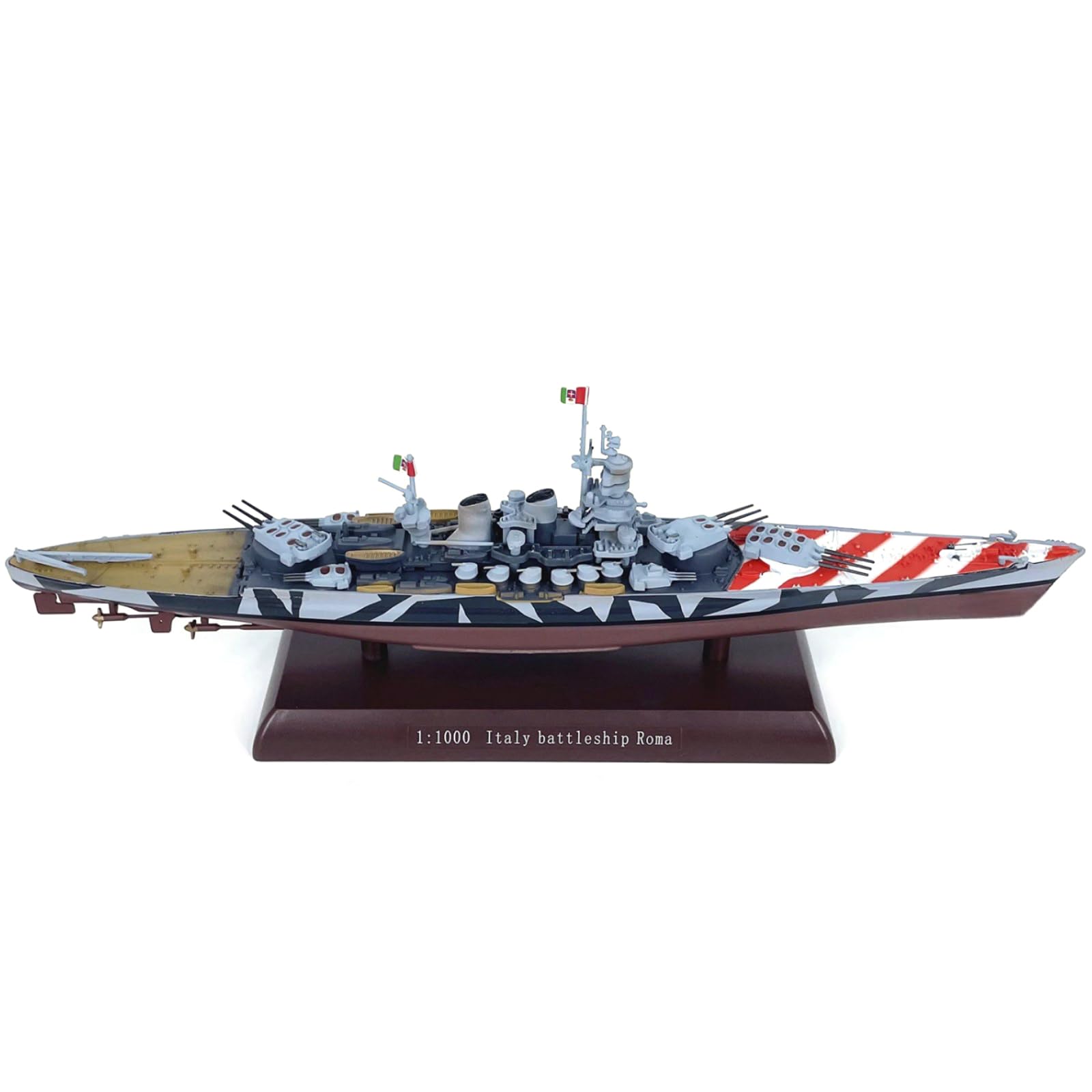 NATEFEMIN 1:1000 Italienisches Schlachtschiff Roma Schlachtschiff Modell Kriegsschiff Modell für Sammlung Kriegsschiff Modell Hobby