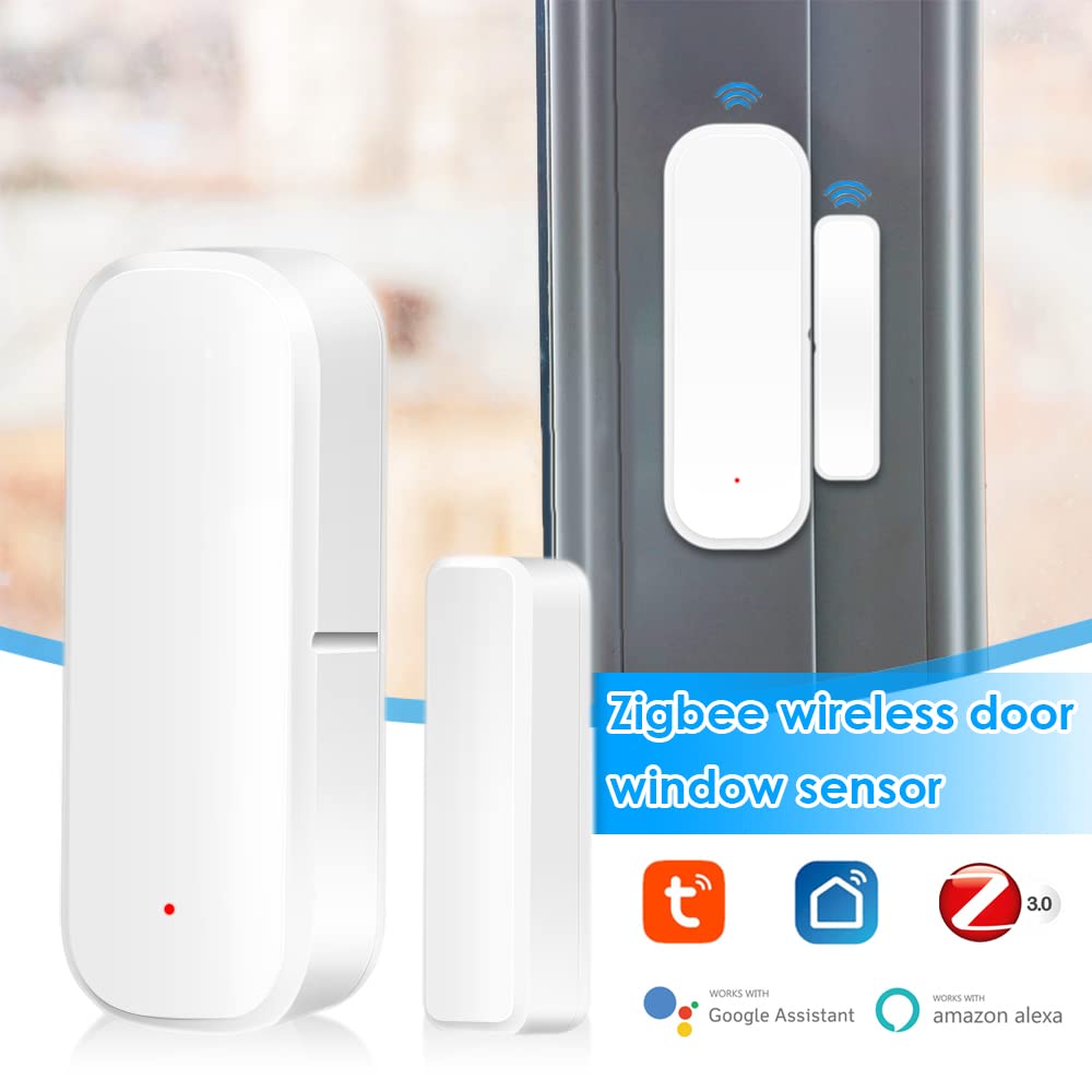 HpLive für TUYA ZIGBEE Türsensor, für Tuya Alarm mit kostenlosen Benachrichtigungen und Sprachunterstützung, 24/7 Überwachung
