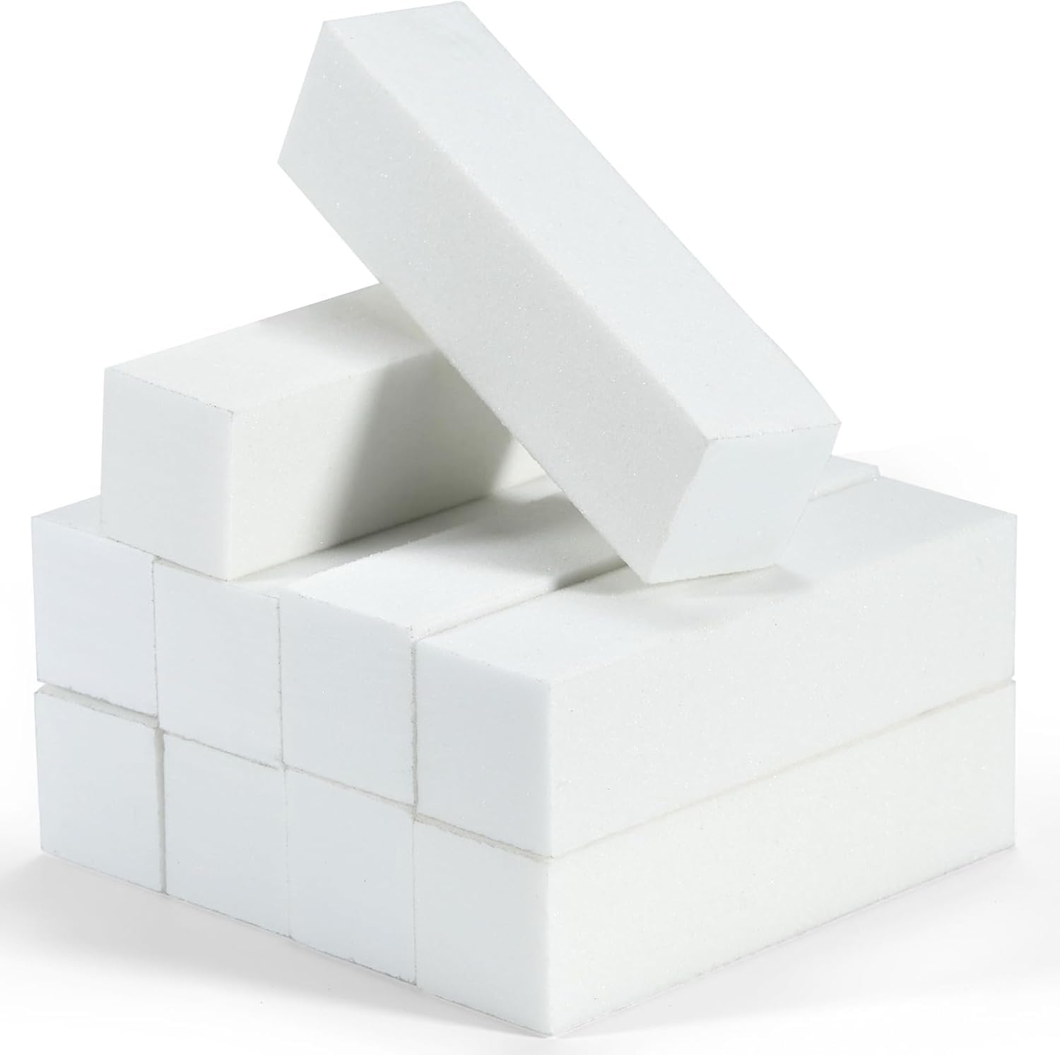 Set mit 10 Nagelfeile Nagel polierblöcken, Buffer für Nägel Art Tips, professionelle Polierfeile zum Schleifen von Acryl-oder natürlichen Gelnägeln, 4 waschbare Seiten für Maniküre