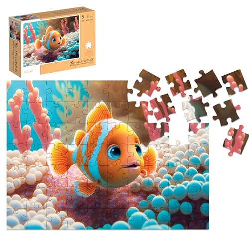 Milliwood Yuppie Cutie Series, Clownfish, Jigsaw Puzzles with an Adorable Artwork, Entertainment for the Whole Family - Image 2