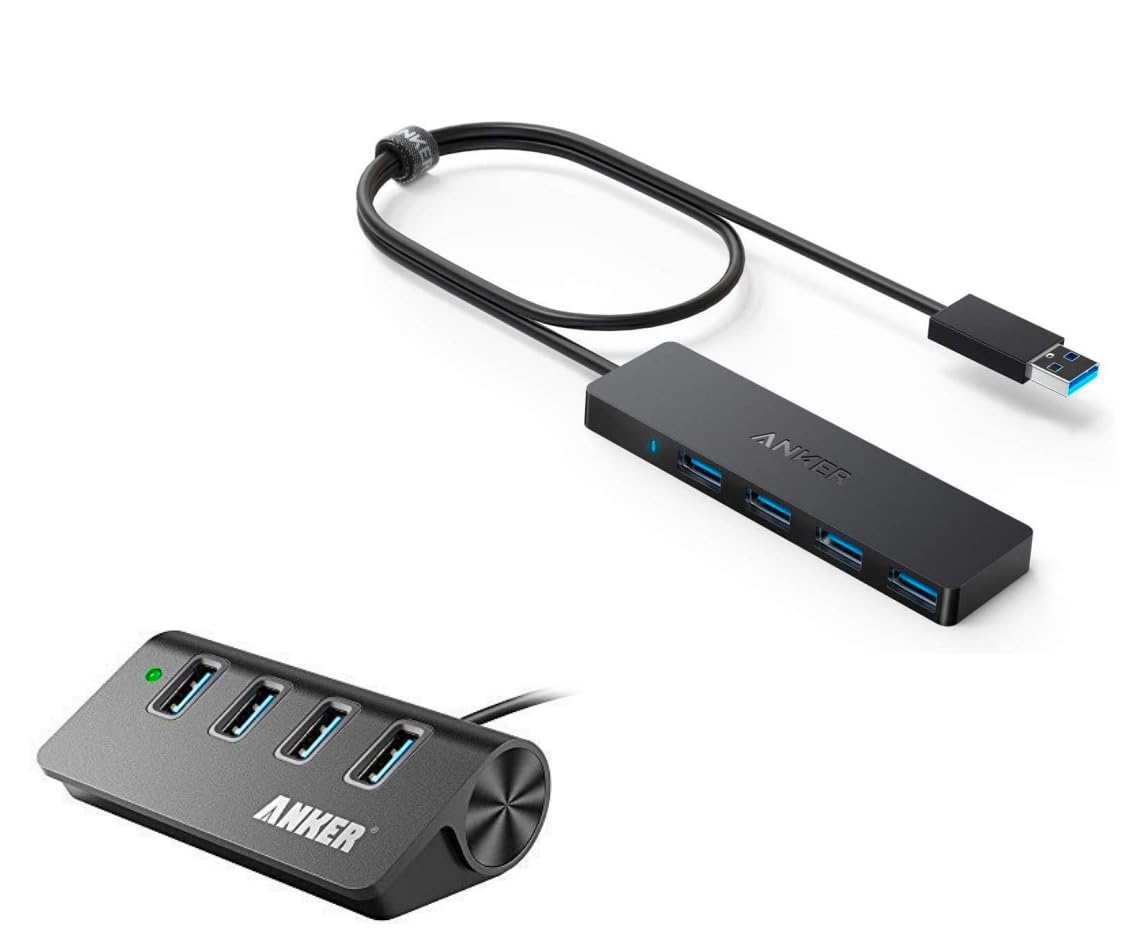 Anker 4-Port USB 3 0 Unibody Aluminum Portable Data Hub Anker USB Hub 4 Ports