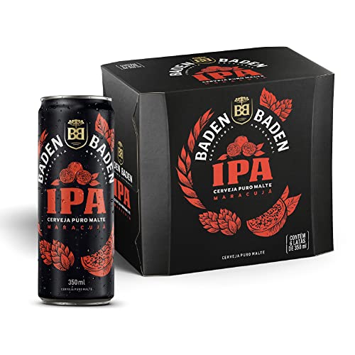 Baden Baden Cerveja IPA, Pack 6 Unidades Lata 350ml