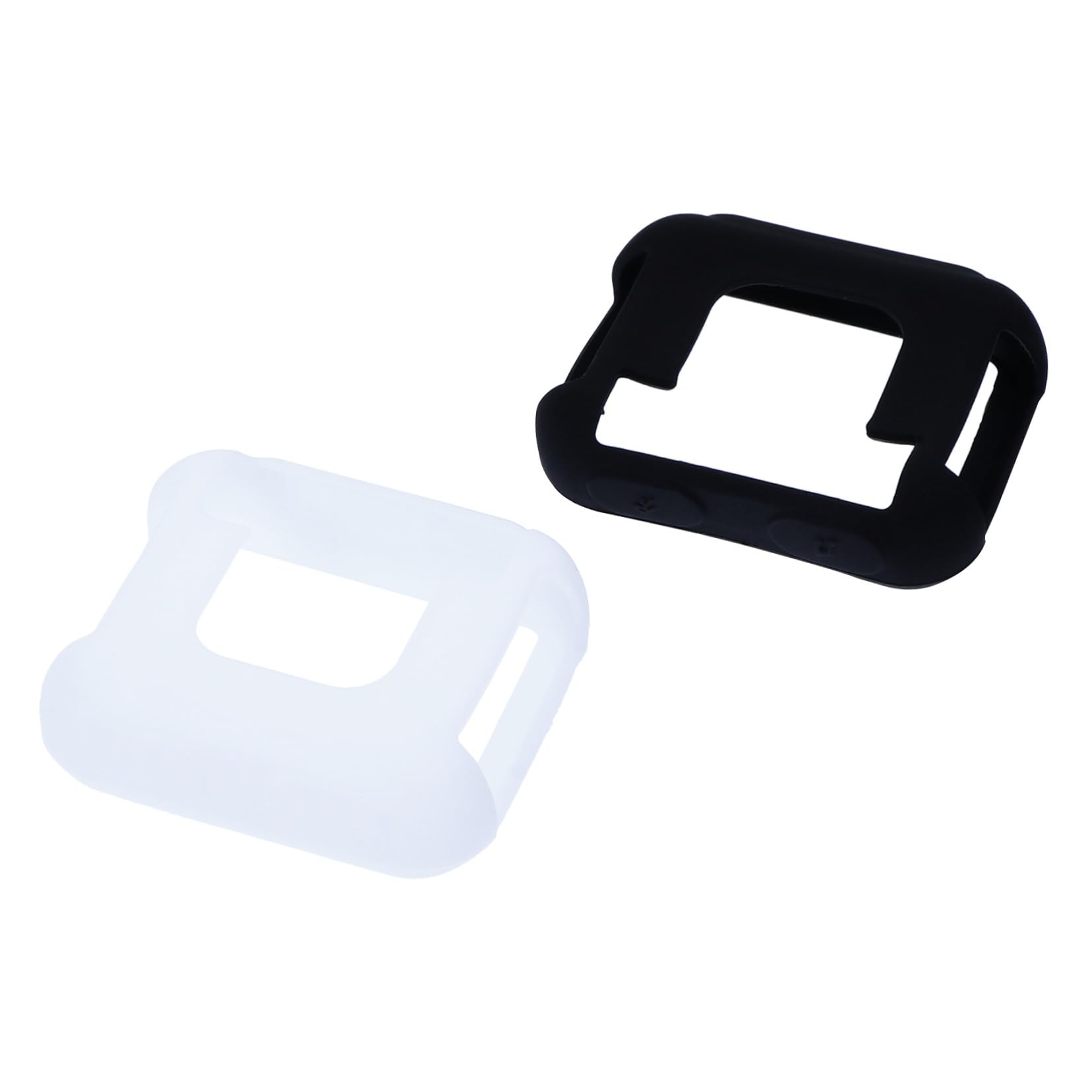 Veemoon 2pcs Watch Case Protector Silicone Cover Silicone Watch Shell Silicone Case Forerunner 35 Cover Case Watches Reloj Inteligente Cases Protective Case Intelligent White