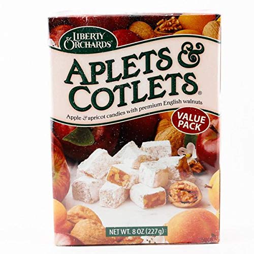 Liberty Orchards Aplets & Cotlets Fruit & Nut Candies, Value Pack, 8 Ounce