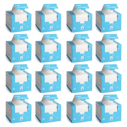Image of AIDEA Face Towels Disposable-800Ct (16 Box), Face Cloths for Sensitive Skin
