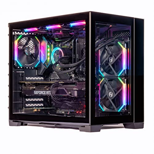 Velztorm Galax CTO SFF Gaming Desktop PC Black Liquid-Cooled (AMD Ryzen 7-5800X 8-Core, 128GB DDR4, 8TB PCIe SSD + 6TB HDD (3.5), GeForce RTX 3080 10GB, WiFi-N, RGB Fans, 750W PSU, Win 10 Pro)