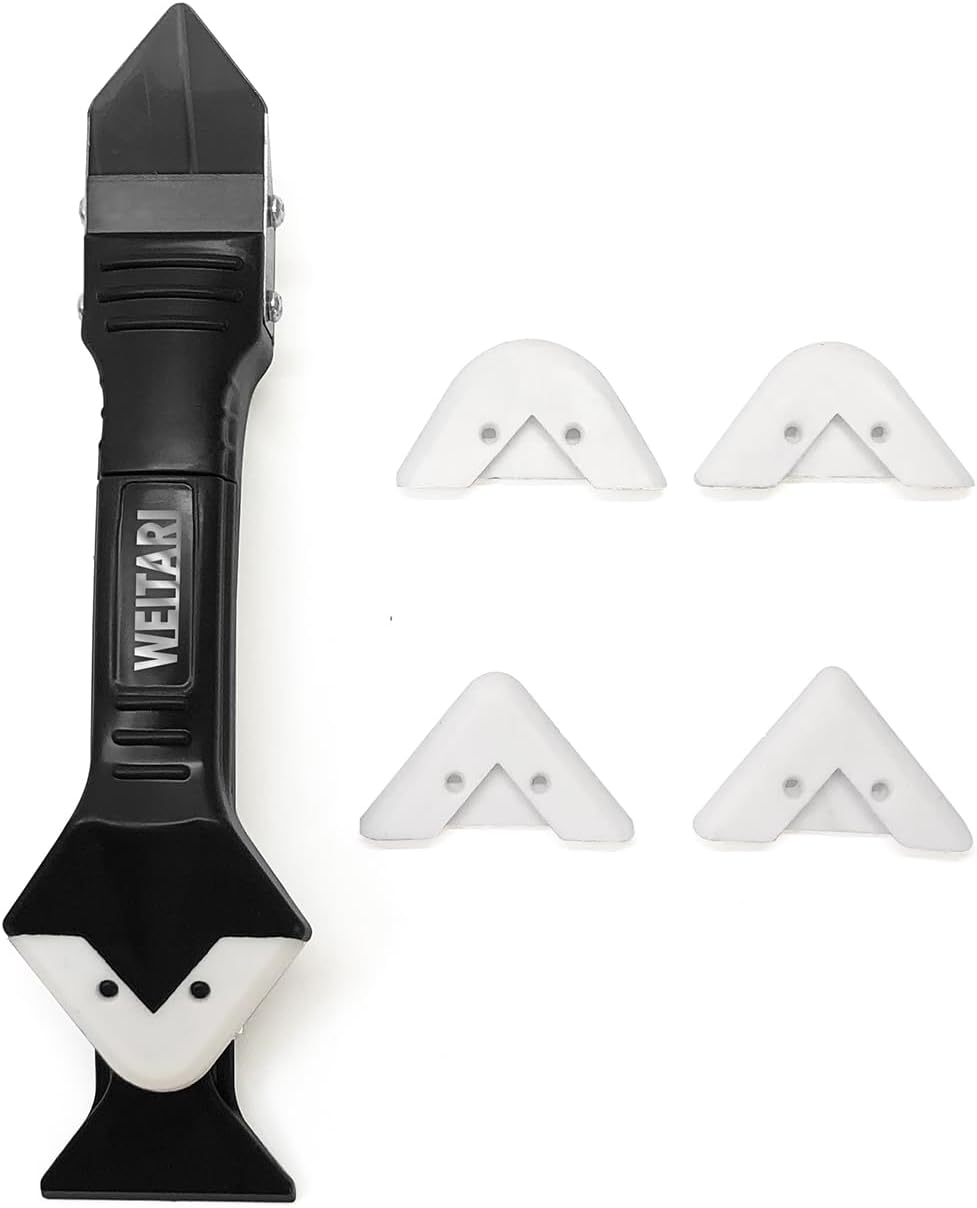 Silicone Caulking Tool Kit 3-in-1: Grout Sealant Remover Finishing ...