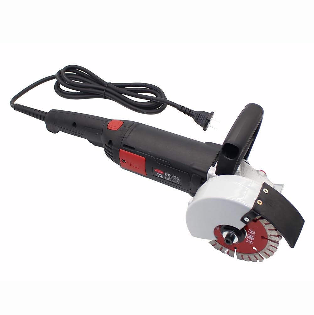 Cortadora de Ranura de Pared de Hoja de Sierra Doble de 220V, Cortadora de Hormigón a Prueba de Polvo 1800W 6000r/min