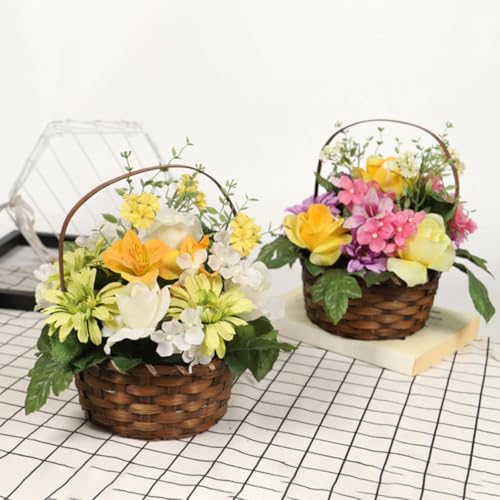 Fleurs artificielles pour bureau et décoration de balcon