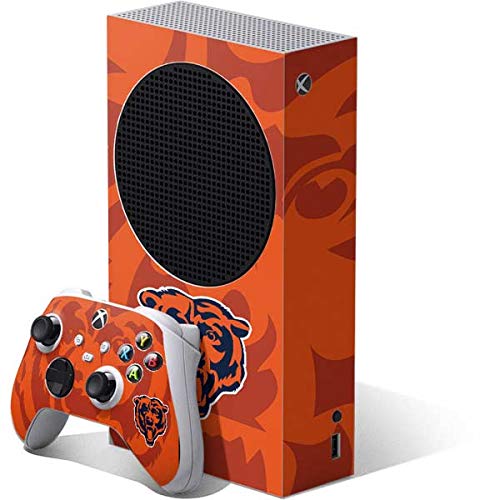 Skinit Decal Gaming Skin Compatible with Xbox Series S Bundle - Officially Licensed NFL Chicago Bears Double Vision Design